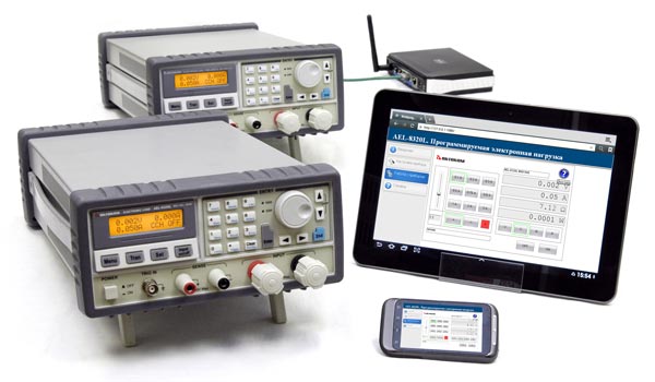Программируемые электронные нагрузки с возможностью дистанционного управления АКТАКОМ AEL-8320L, AEL-8321L