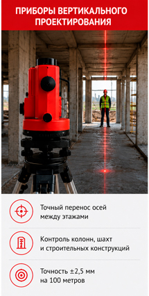 Приборы вертикального проектирования