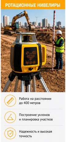 Ротационные нивелиры