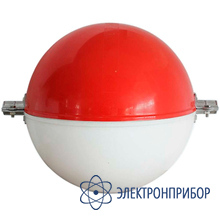 Сигнальный шар-маркер для лэп, 11 мм, 300 мм, красно-белый ШМ-ИМАГ-300-КБ
