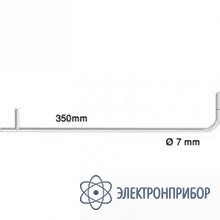 Трубка пито, длина 350 мм, диаметр 7 мм, нерж. сталь, для измерения скорости потока 0635 2145