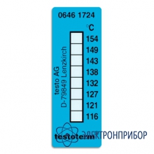 Самоклеющиеся термоиндикаторы 116-154°c 0646 1724