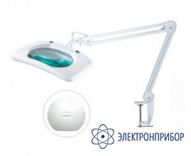 Светодиодная лампа-лупа с прямоугольным плафоном и диммером 8069D2LED-A 5D