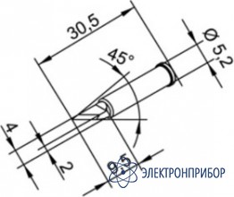Лезвие 4 мм, толщина 2 мм - для plcc (к i-tool, i-tool nano) 102BDLF20