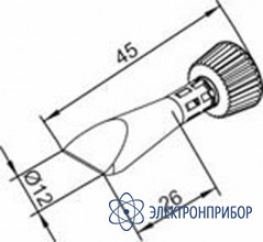 Клин 12 мм с конусообразным переходом (к i-tool) 102CDLF120C