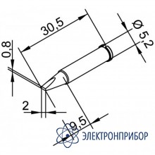 Клин 2 мм (к i-tool, i-tool nano) 102CDLF20