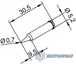 Конус 0,7 мм (к i-tool, i-tool nano) 102PDLF07