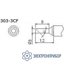 Насадка паяльная Quick 303-3CF