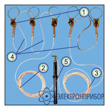 Заземление переносное линейное ЗПЛ-Техношанс-1-03 (16) комплектация 1