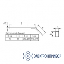 Комплект вольфрамовых электродов 1,2 мм (3 пары) для бис-05.6 20-10-0.25-0.15