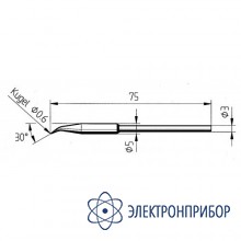 Конус 0,6мм, изогнутое (к microtool) 212ID