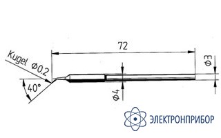 Конус 0,2мм, изогнутое (к microtool) 212RD