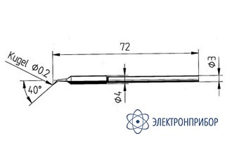 Конус 0,2мм, изогнутое (к microtool) 212RD