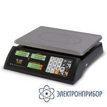 Торговые настольные весы M-ER 327 AC-32.5 Ceed LCD Черные