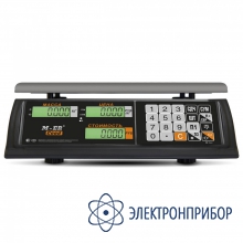 Торговые настольные весы M-ER 327 AC-15.2 Ceed LCD Черные