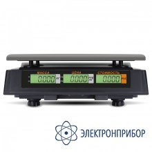 Торговые настольные весы M-ER 327 AC-32.5 Ceed LCD Черные