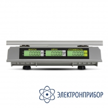 Торговые настольные весы M-ER 326 AC-32.5 Slim LCD Белые