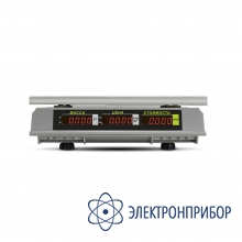 Торговые настольные весы M-ER 326 C-15.2 Slim LED Белые без АКБ