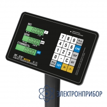 Напольные торговые весы M-ER 333 ACP TRADER с  расчетом стоимости LCD