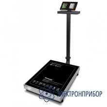 Напольные торговые весы M-ER 333 ACLP TRADER с  расчетом стоимости LCD
