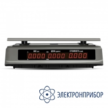 Торговые настольные весы M-ER 328 AC-32.5 TOUCH-M LED RS232 и USB без АКБ