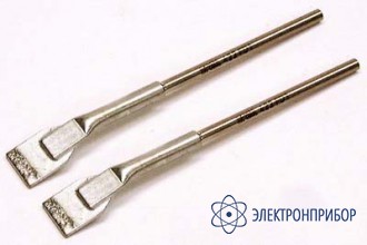 Насадки плоские (пара) к термопинцету, ширина 10мм (soic16) 452FDLF100 (422FD1)