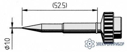 Конус 1,0мм (к techtool) 612BD-LF