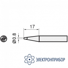 Жало сменное (клин 0.8 мм) 5SI-216N-0.8D