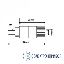 Гнездо (розетка) 602-black