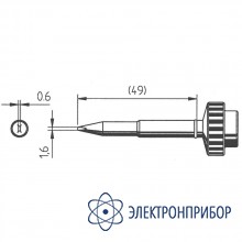 Клин 1,6мм, толщина 0,6мм (к techtool) 612AD-LF