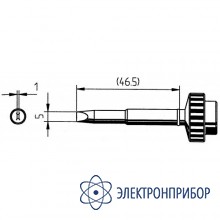 Клин 5мм, толщина 1мм (к techtool) 612GD-LF