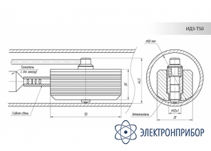 Преобразователь для измерения толщины покрытий внутри труб ИД3-Т