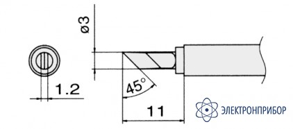 Сменные композитные паяльные головки для паяльников с подачей азота T13-KU