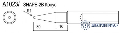 Сменные головки для hakko 456 A 1023 (2B)