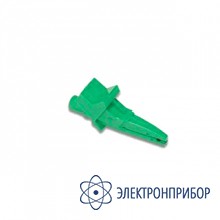 Зажим типа "крокодил", зеленый A 1309