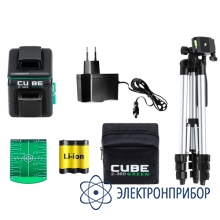 Лазерный уровень ADA CUBE 2-360 GREEN Professional Edition