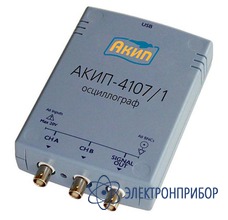 Цифровой запоминающий usb осциллограф АКИП-4107/1