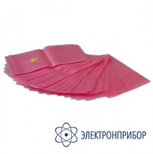 Прозрачно-розовый упаковочный пакет 90 микрон c zip-защелкой SC 152x254