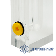Акриловая проточная камера (ячейка) на 2 электрода (до 60 градусов) 3/4" npt AQUA-LAB AQ-CELL2-3/4