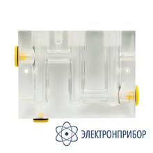Акриловая проточная камера (ячейка) на 3 электрода (до 60 градусов) 3/4" npt AQUA-LAB AQ-CELL3-3/4