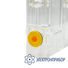 Акриловая проточная камера (ячейка) на 3 электрода (до 60 градусов) 3/4" npt AQUA-LAB AQ-CELL3-3/4