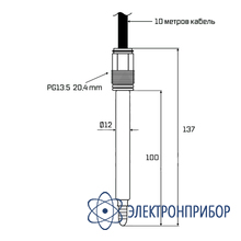 Электрод измерения остаточного хлора AQUA-LAB AQ-CHL2-EL10