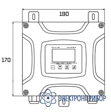 Промышленный ультразвуковой датчик уровня воды AQUA-LAB AQ-LEVEL2-RS485
