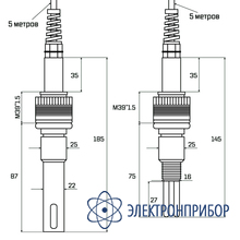 Промышленный электрод для измерения скорости коррозии (rs-485) AQUA-LAB AQ-SMART-COR1