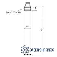 Промышленный оптический электрод-оксиметр (rs-485) AQUA-LAB AQ-SMART-DO2