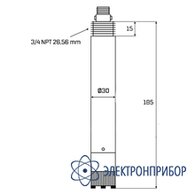 Промышленный оптический электрод-оксиметр (rs-485) AQUA-LAB AQ-SMART-DO4