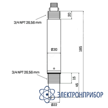 Промышленный ec электрод 0~5000us/cm (rs-485) AQUA-LAB AQ-SMART-EC1