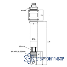 Промышленный ph электрод с дисплеем (rs-485) AQUA-LAB AQ-SMART-PH2