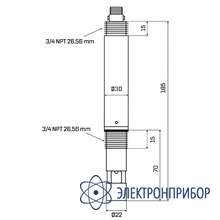 Промышленный электрод-солемер 0~70psu (rs-485) AQUA-LAB AQ-SMART-SAL2