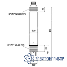 Промышленный электрод-солемер 0~40psu (rs-485) AQUA-LAB AQ-SMART-SAL1